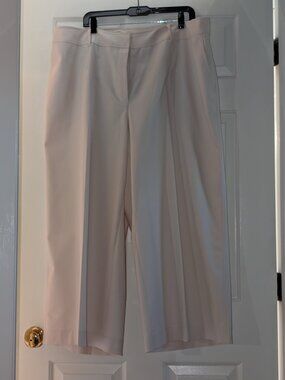 Lafayette 148 New York Wide Leg Crop Pants 18W